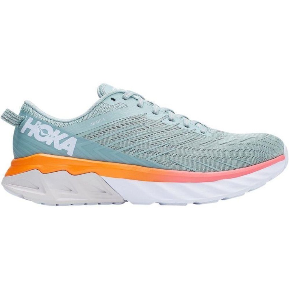 NWT Hoka Arahi 4 Running Shoes in Blue Haze/Lunar Rock- Hard to Find Color